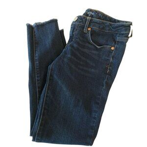 Aeropostale Juniors Lola Jeggings Sz 0 Short 5 Pocket Fringe Leg Bottom Jeans